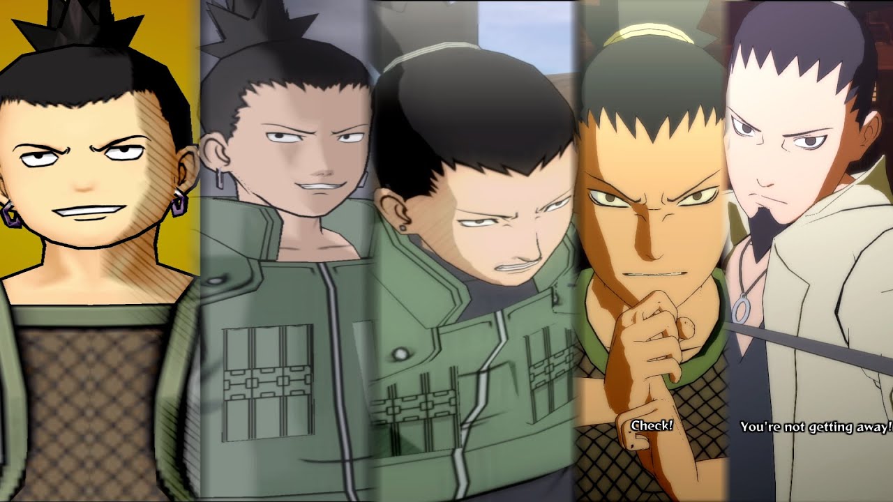 Shikamaru Ultimate Jutsus Evolution in All Naruto Ultimate Ninja Series