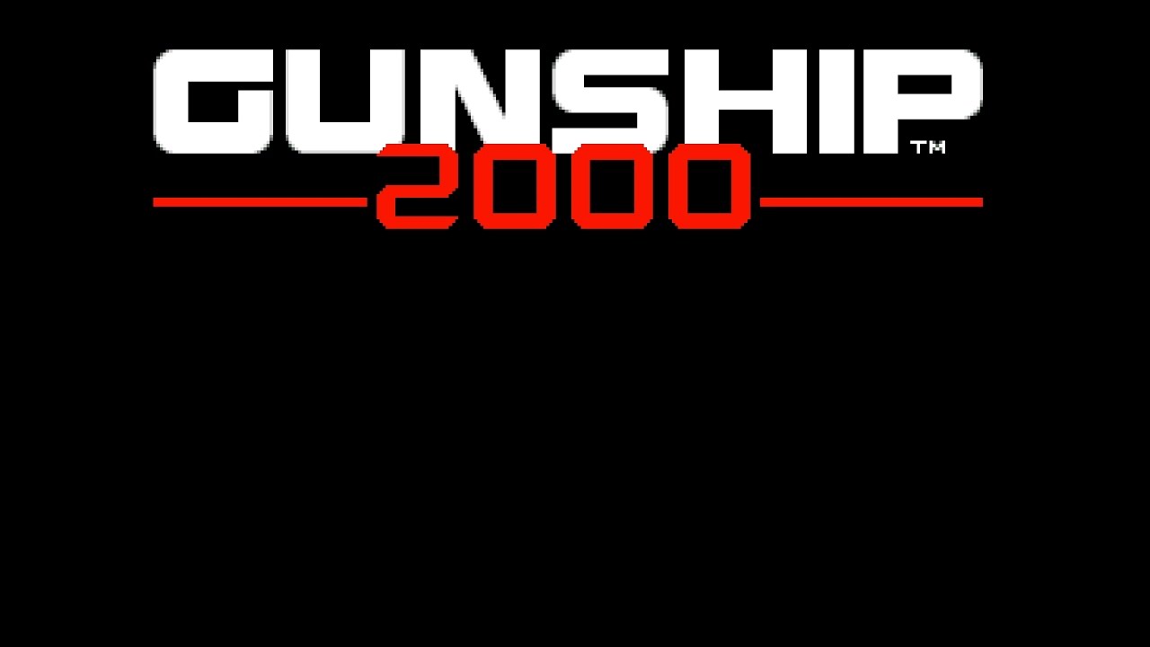 Gunship 2000 AGA (Amiga 50Hz) - Intro / Briefing / Weapon Loadout