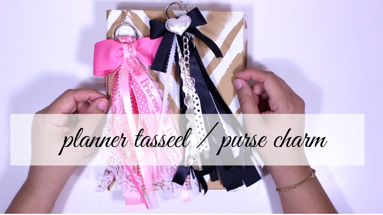 Ribbon Planner Tassel Purse Charm | Chat with Me | hip 'n creative