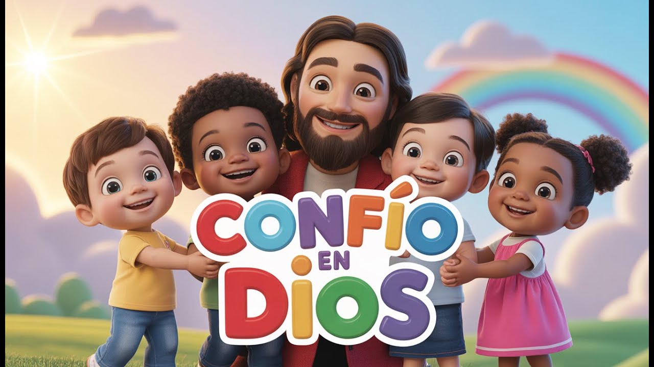 🎶 Canciones para Escuela Dominical✨Confío en Dios #infantil #musicacristiana #alabanzainfantil