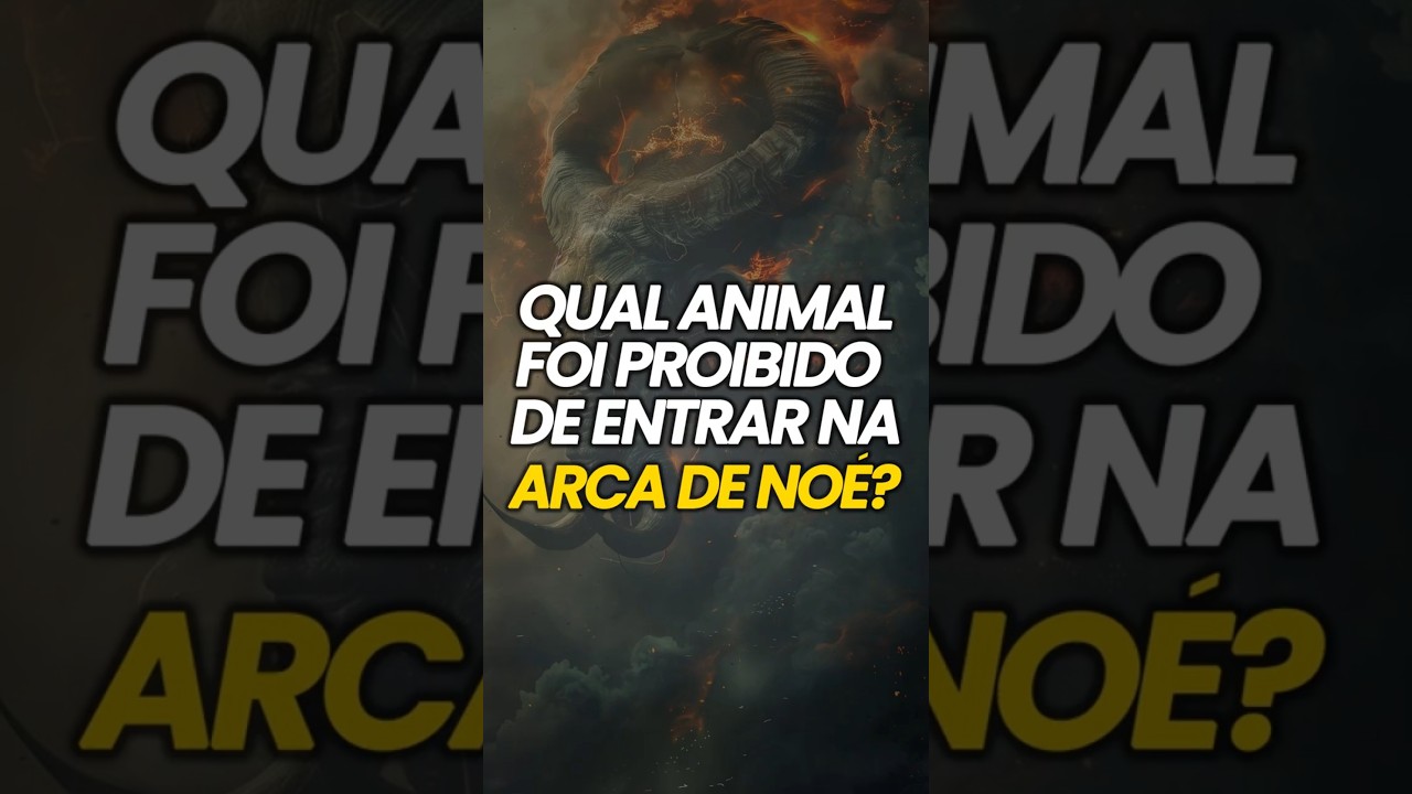 O Animal Que Deus Proibiu de Entrar na Arca de No&eacute; &ndash;Voc&ecirc; sabe qual &eacute;?