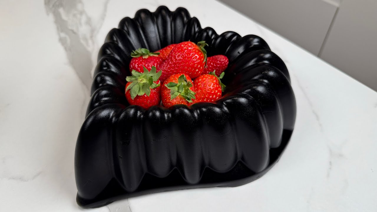 let’s make a heart-shaped jelly ❤️❤️❤️ #dessert #jelly #jellycake #sweet #sweet