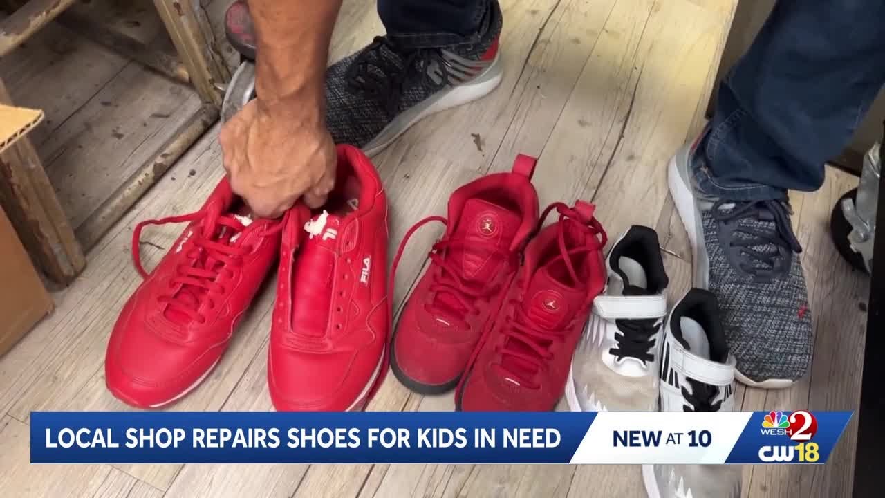 Orlando cobblers refurbish shoes for children in need