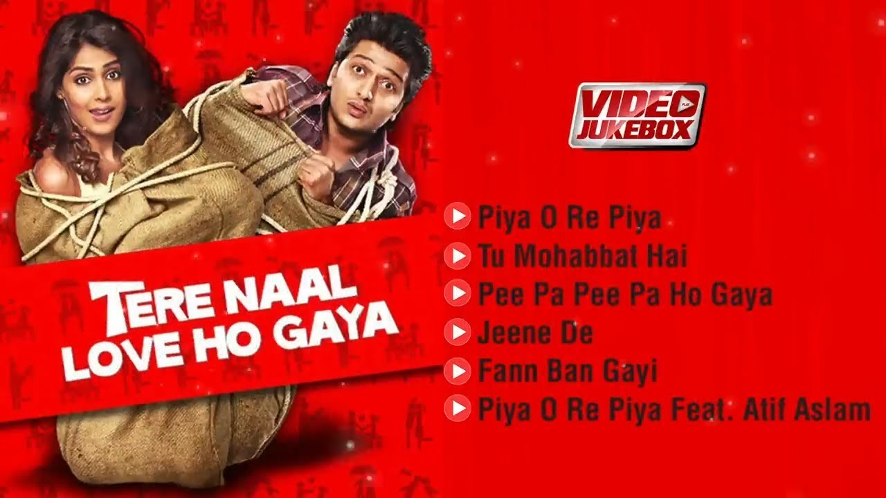 Tere Naal Love Ho Gaya Video Jukebox | Riteish Deshmukh, Genelia D'Souza | Piya O Re Piya & More
