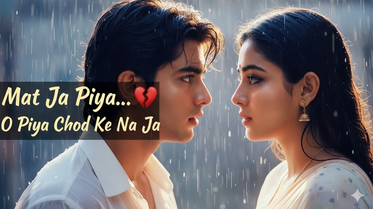 O Piya Chhod Ke Na Ja💔 | Heart Touching Sad Love Song | 90s Bollywood Vibes