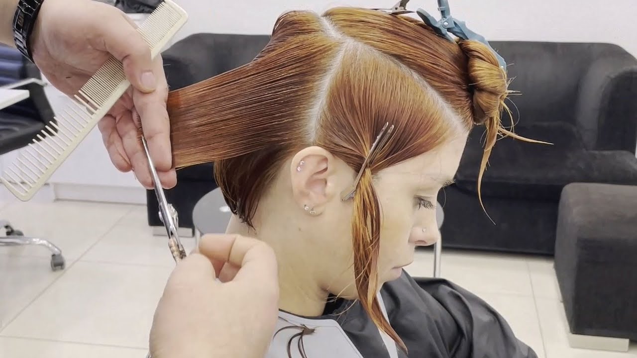 SUPER HAIRCUT - SHORT STAKED BOB CUT WITH HIDDEN UNDERCUT