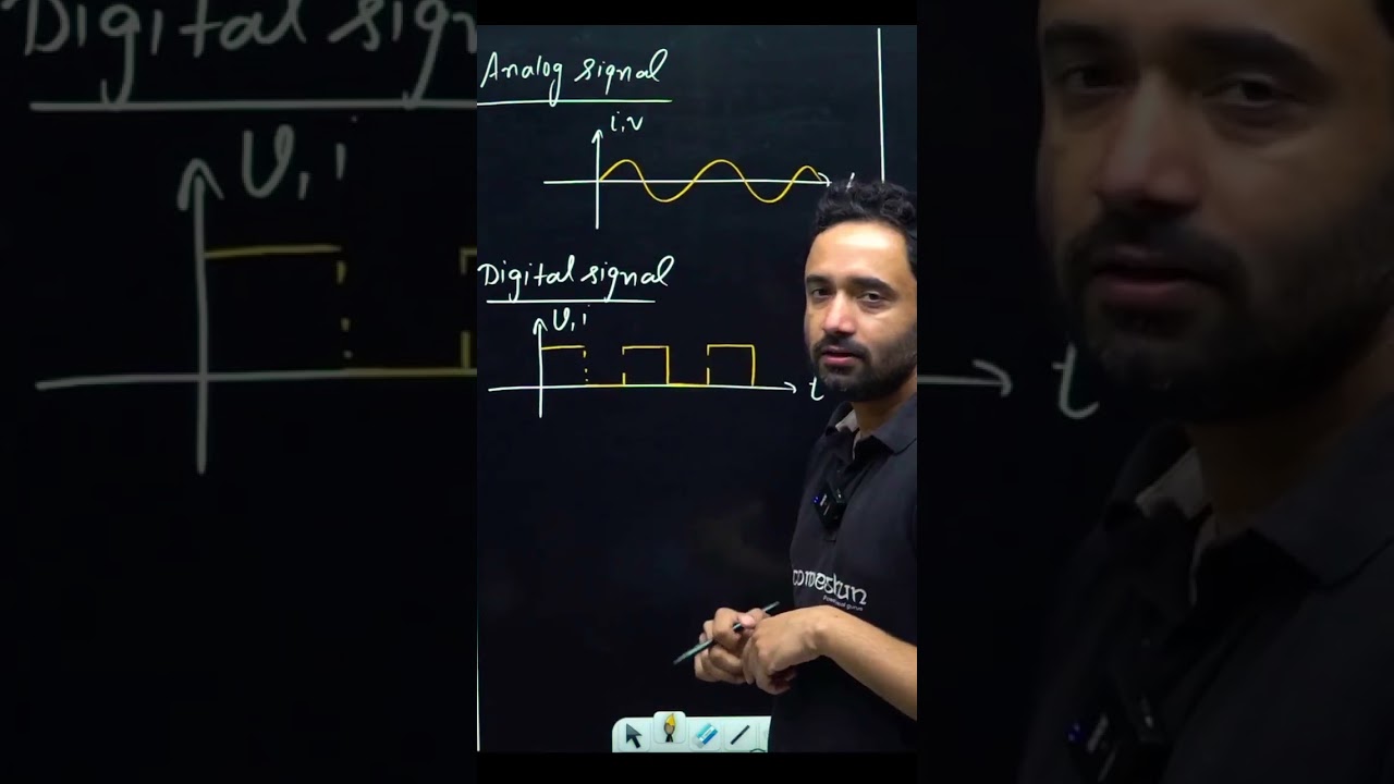 Legendary IITian Quick Shot | Which one is better Analog Signal or Digital Signal #jee2025 #jee2026