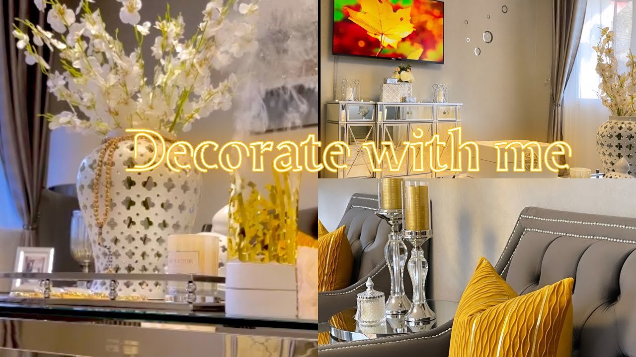 Decorate with me . sida aad u sharaxan kartid qolka fadhiga