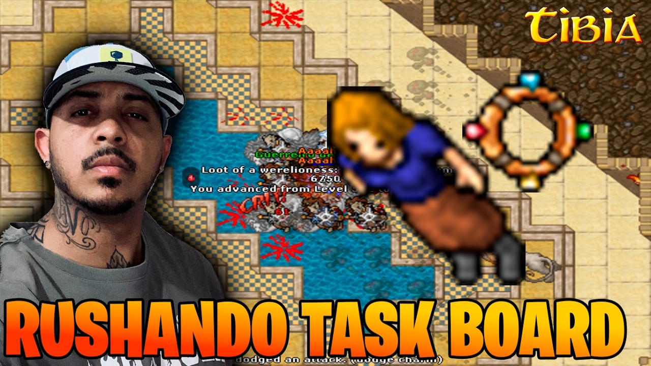 Rushando Task Board / Tibia Global  !service  -  - #tibiaglobal   #tibia