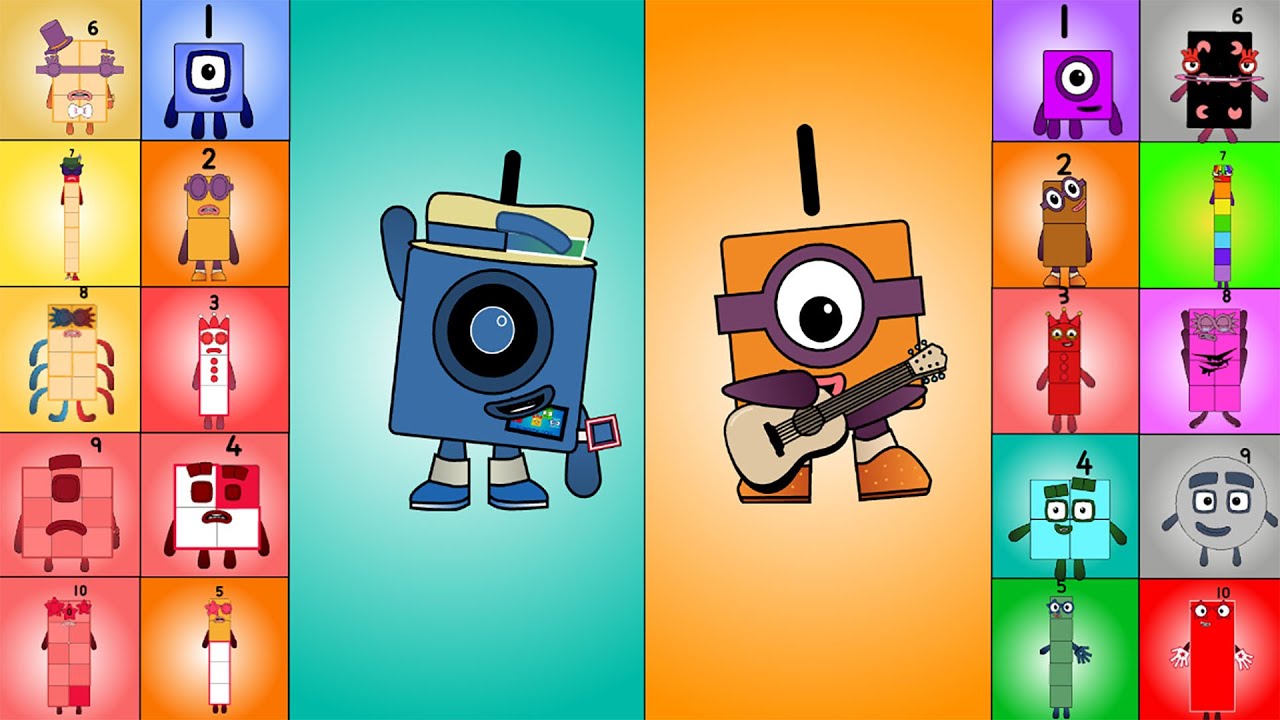 Mashup Ternary Numberblocks Band vs Numberquick Band 1 -10