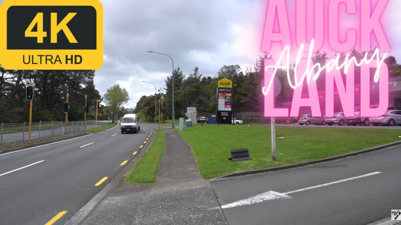 Walk in Auckland | Oteha Valley Road | North Shore | 4K