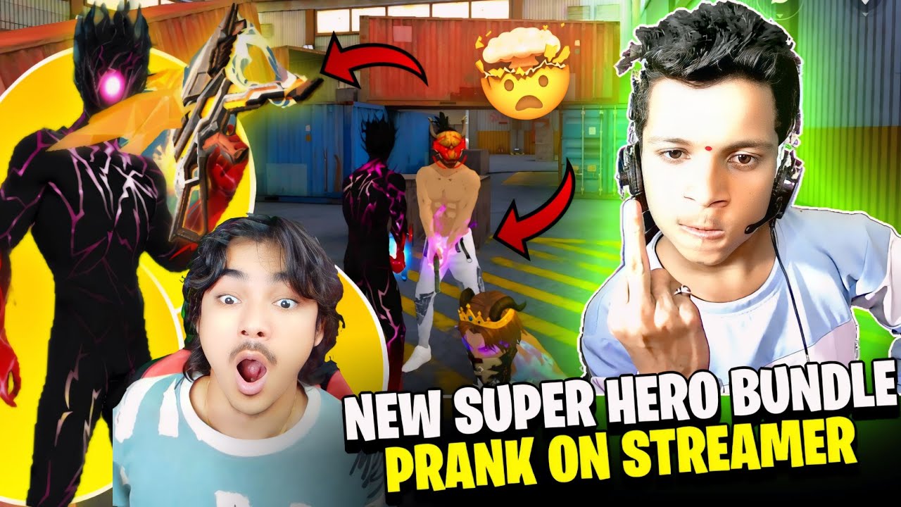 I Got new super hero bundles and prank on Streamer Gone Extremely Wrong - Laka Gamer