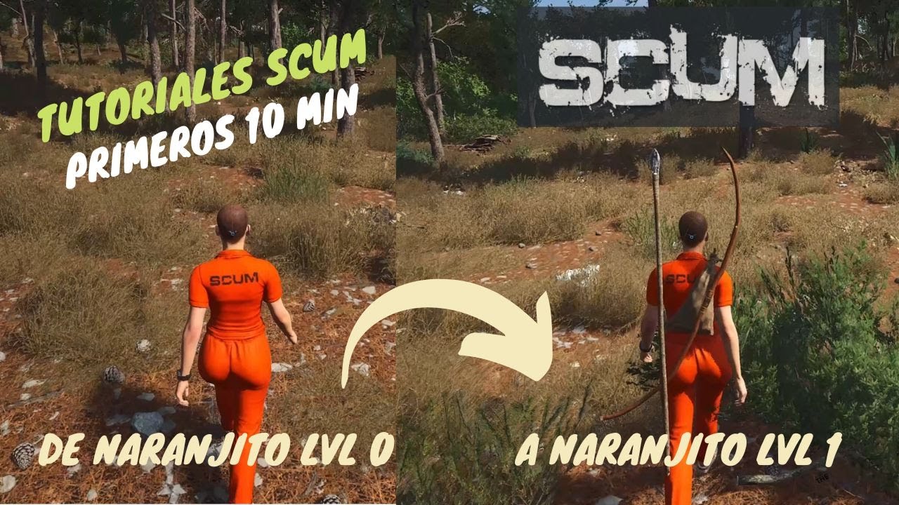SCUM TUTORIALS - &iquest;C&Oacute;MO EMPEZAR? &iquest;QU&Eacute; HACER?