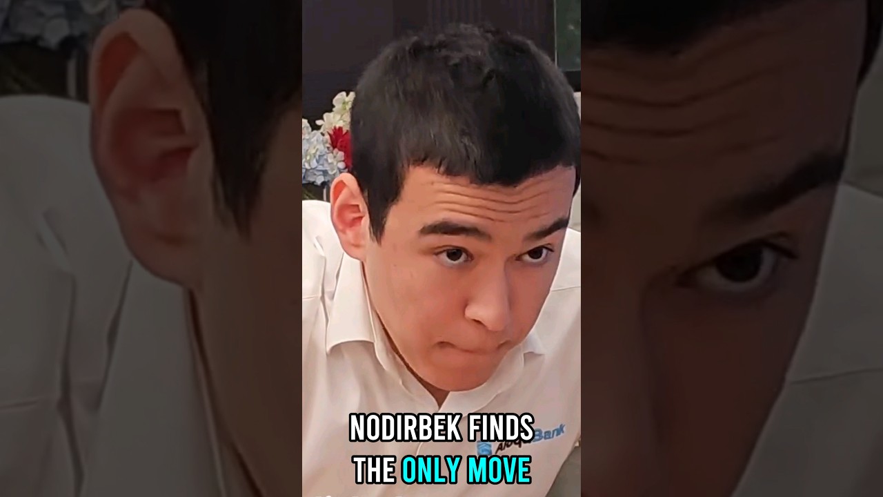 Nodirbek destroys Nepo in 27 moves #chess #nepomniachtchi #nodirbekabdusattorov #blunder #uzbek