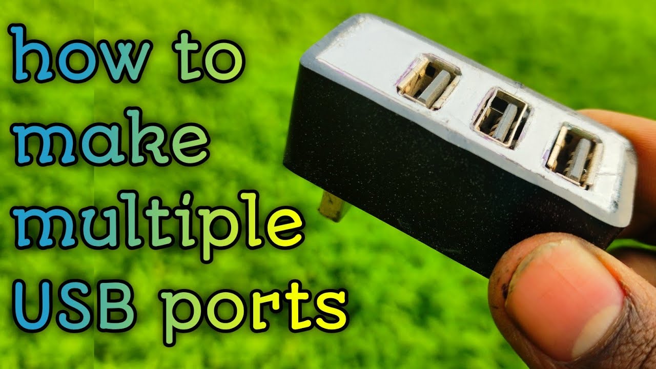 how to make usb hub at home || multiple usb port ||