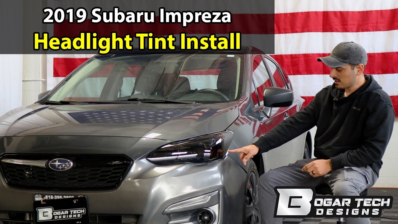 Subaru Impreza 2017-2023 Headlight Tint Installation