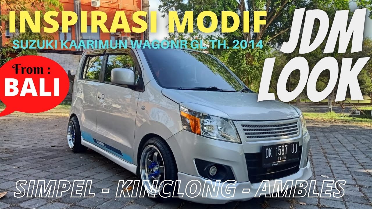 Вдохновение для модификации Suzuki Karimun Wagon R GL 2014 — DJM LOOK (простой, блестящий и сложе...