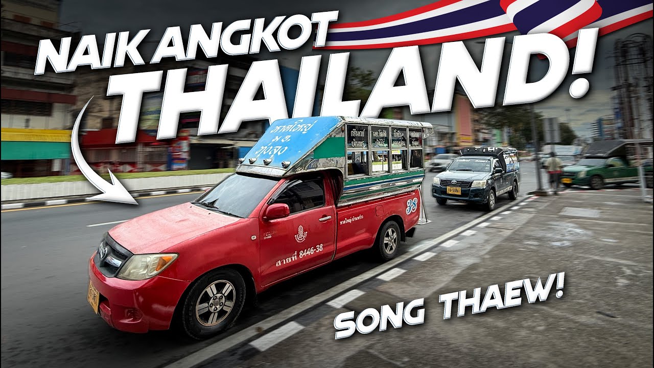 Solo Trip THAILAND #4 -  Random Naik Angkot HAT YAI Thailand! (Songthew)