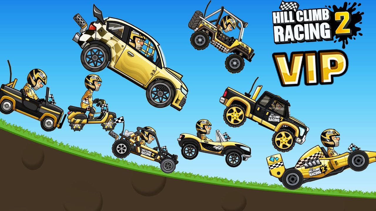 VIP Hill Climb Racing 2 -  All vehicles - FULLY Upgraded VIP