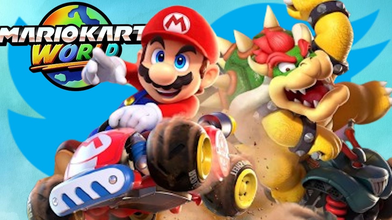 Twitter VS Mario Kart World