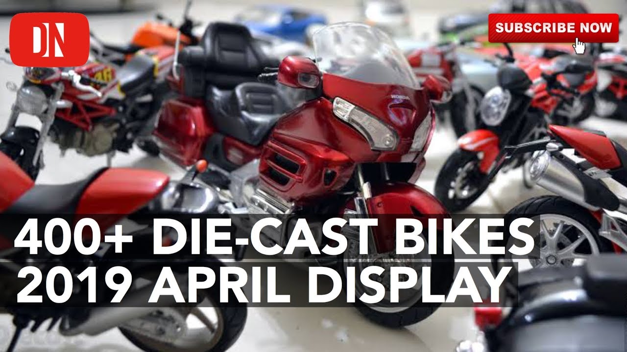 400+ diecast bikes - Dnation's  April 2019 die-cast display setup exclusive (Must watch)