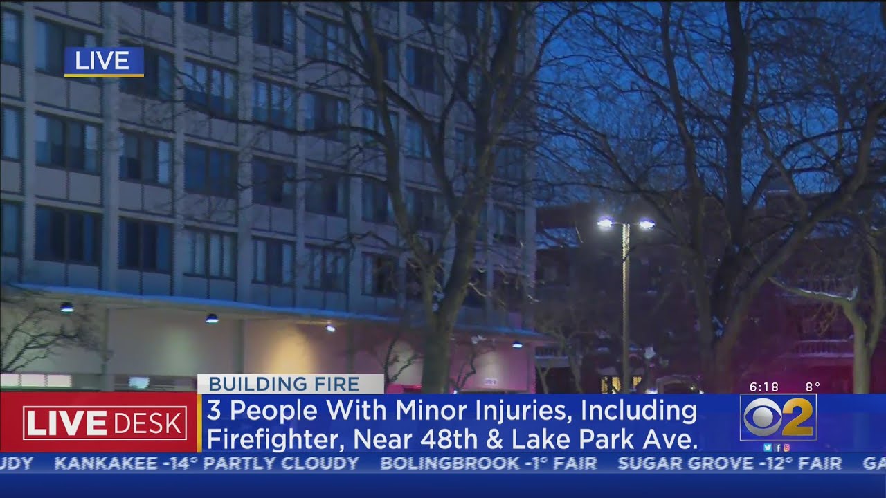 Firefighter Among 3 Injured In Kenwood Apartment Building Fire