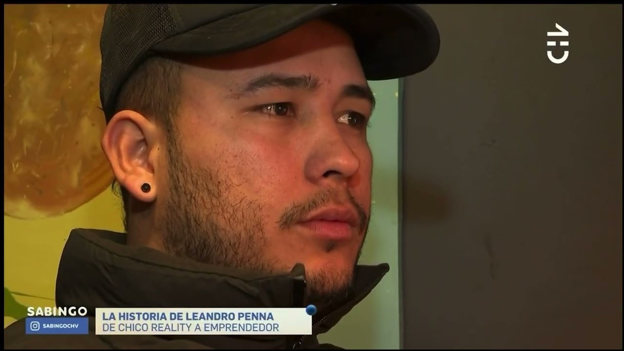 Leandro Penna en Sabingo con su emprendimiento de PALTAS ROYAL