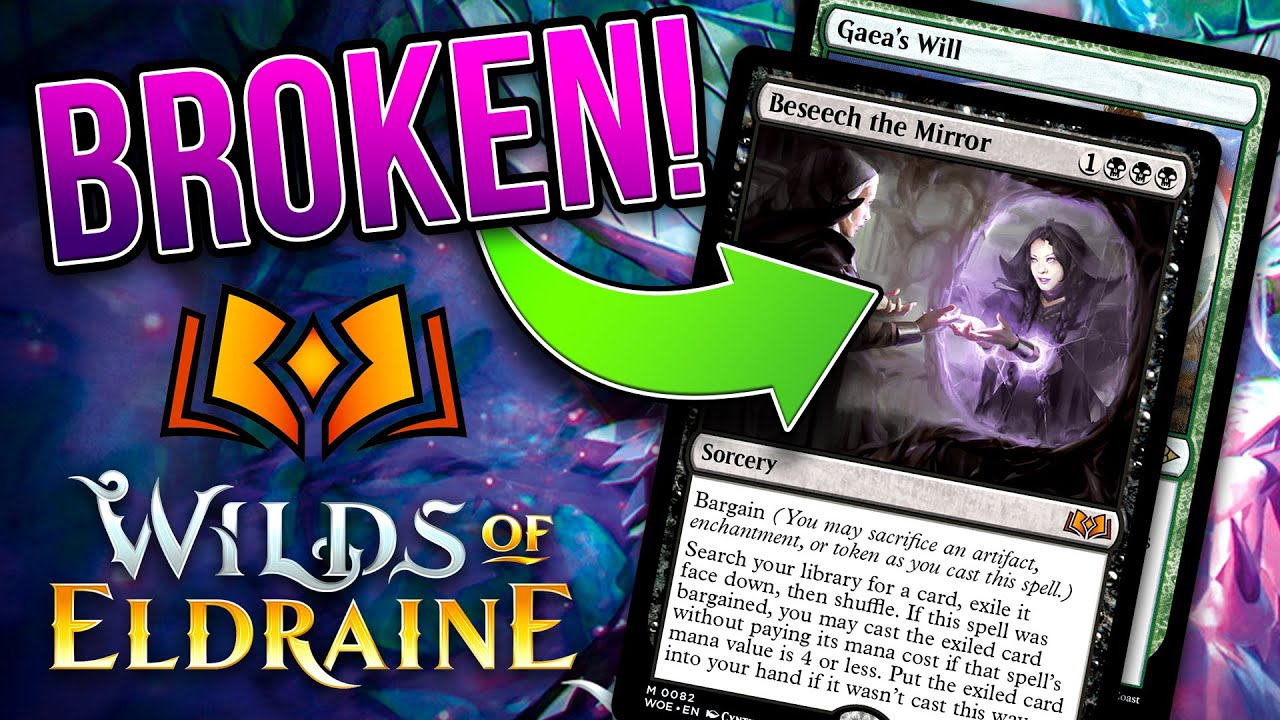 NEW BROKEN COMBO! Beseech the Mirror + Gaea's Will &mdash; Wilds of Eldraine | MTG WOE Magic The Gathering