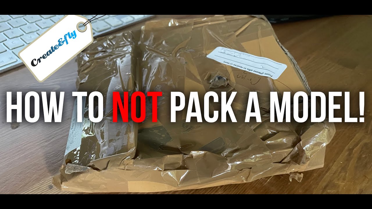HOW TO NOT PACK A 1/200 SCALE MODEL! THE RESULTS ARE AS EXPECTED!