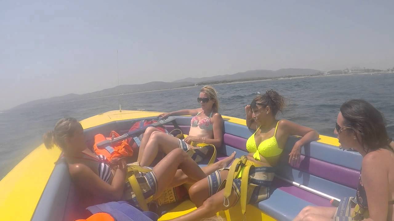 Rob, Bas & Isa parasailen in Frejus