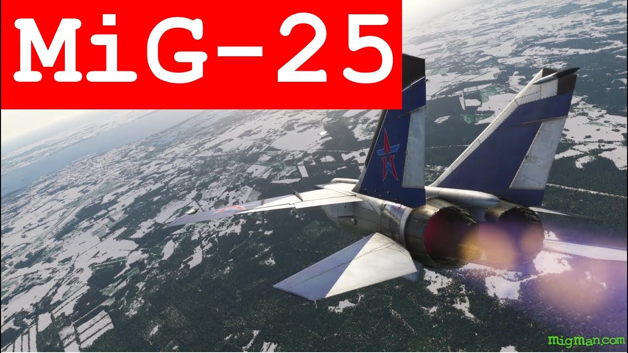 MiG-25 at Mach 1 near the Kalmar Strait, Sweden | MSFS 2020