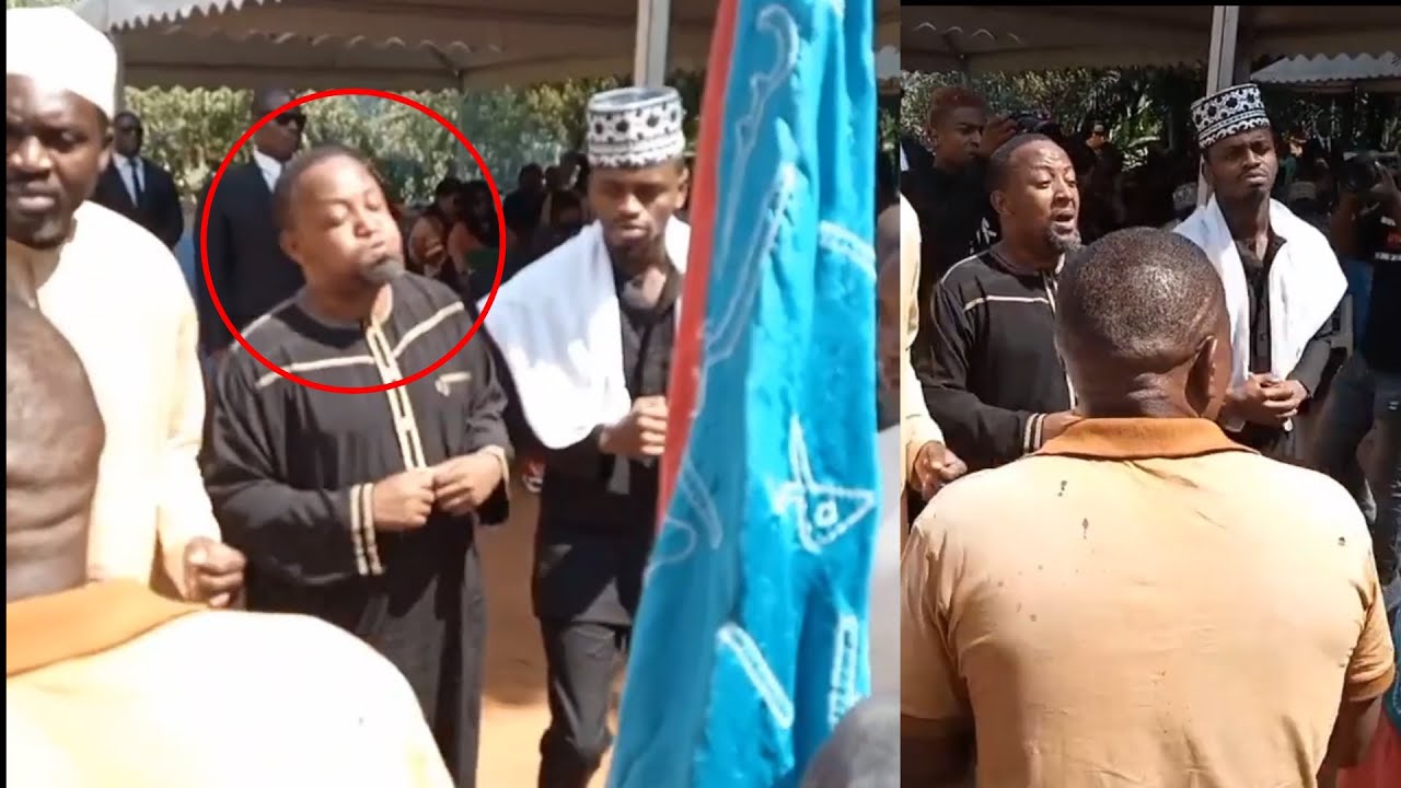 MSIBANI: TAZAMA BABU TALE NA DIAMOND PLATNUMZA KWA UCHUNGU WAKIMZIKA MKE WA BABU TALE