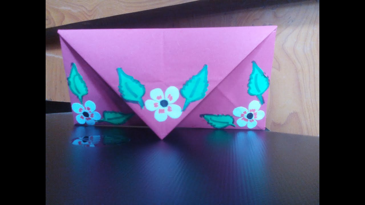 HOW TO MAKE ENVELOPE WITHOUT USING SCISSORS AND GLUE