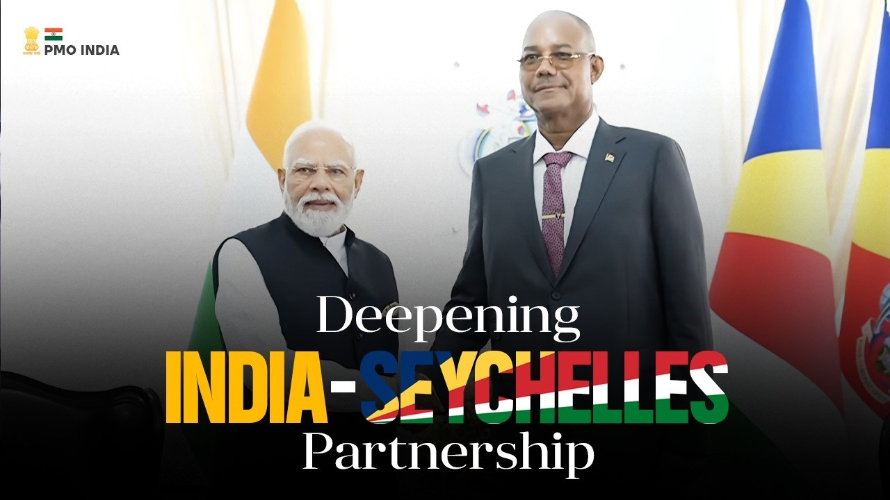 PM Modi holds a meeting with Seychelles President Dr. Patrick Herminie