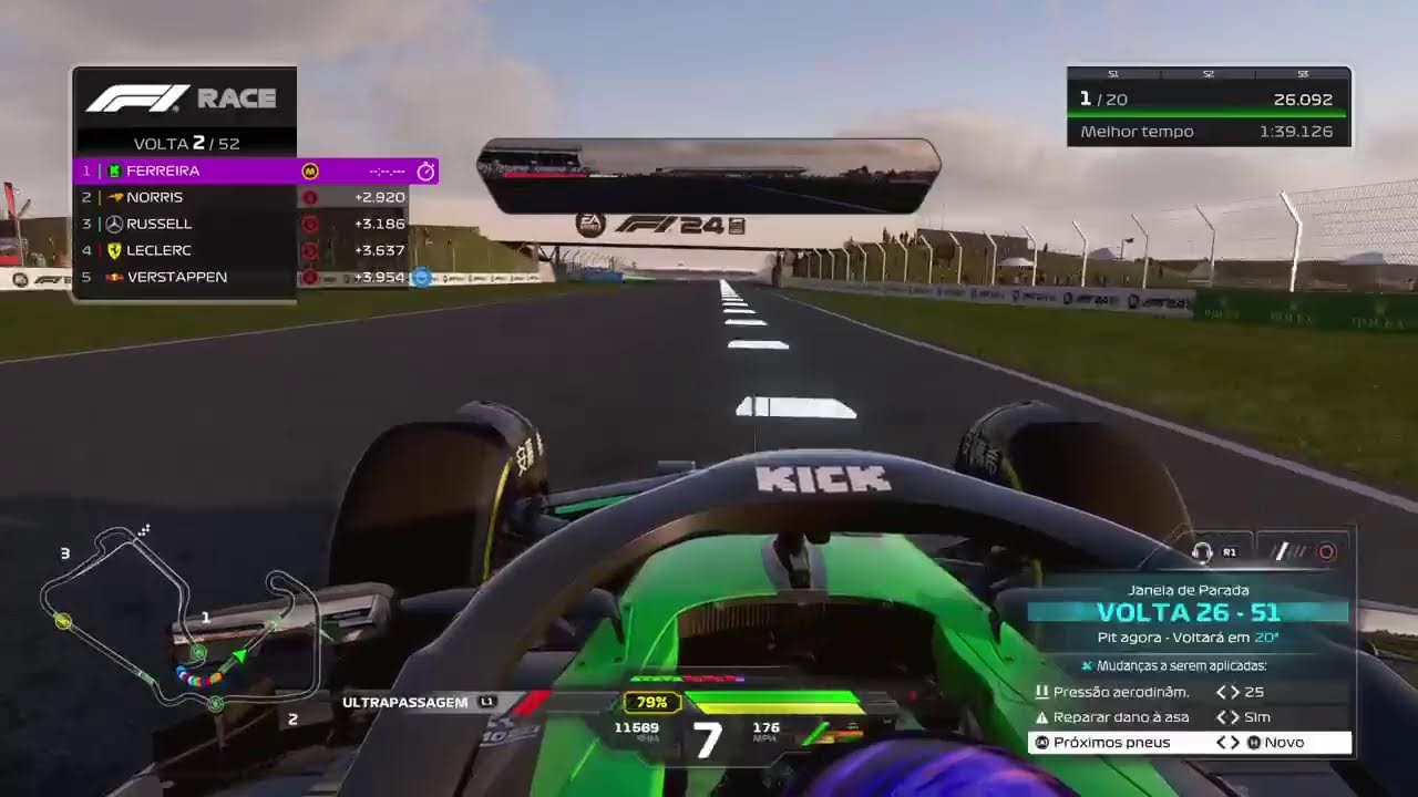 Jogando F1 24 #T2 #EP12 corrida