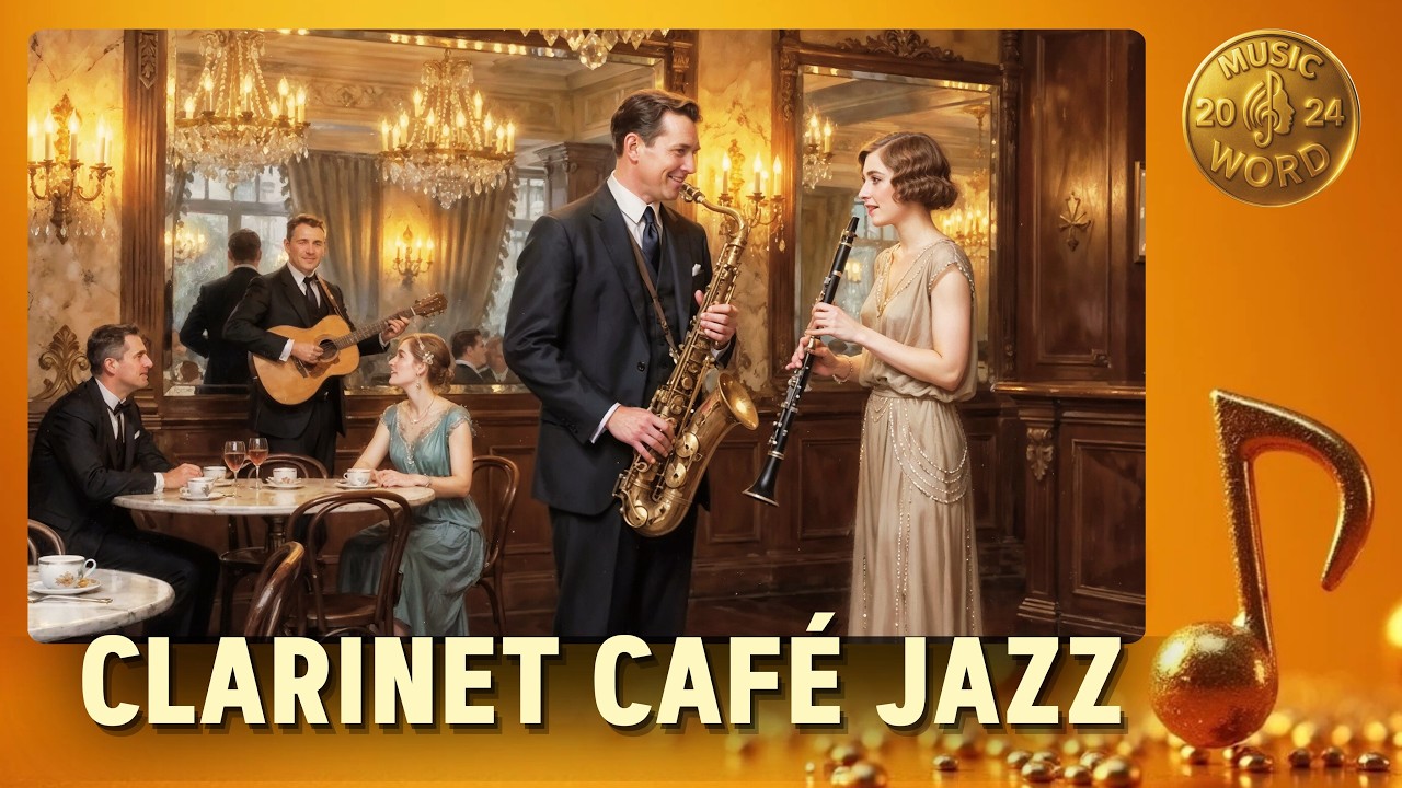 Кларнет в атмосфере джаз-кафе 1920-х | Clarinet in a 1920s Jazz Café