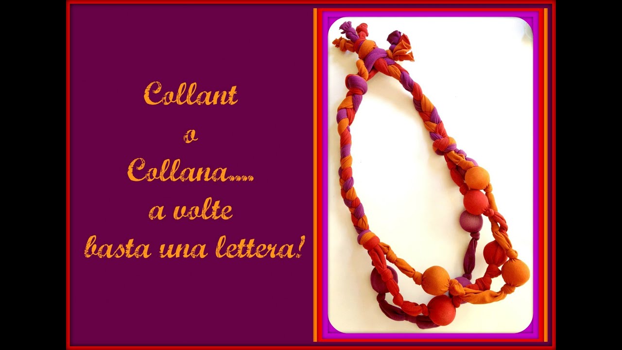 Festa della mamma: Collana con collant riciclati (Fai da Te) - Arte per Te -