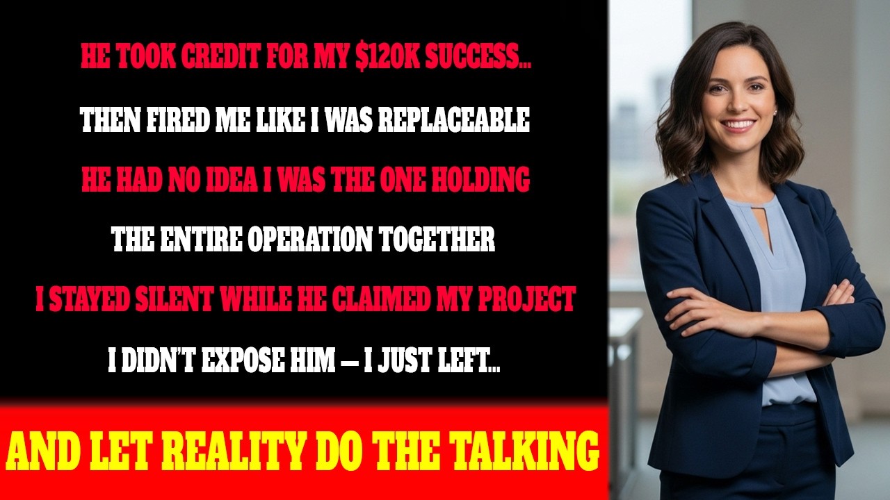 My Boss Took Credit for My $120K Project — Then Fired Me…