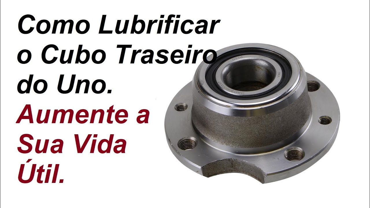 Lubrificação do cubo traseiro do uno fire