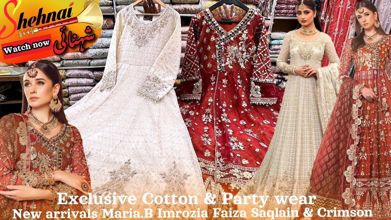 IDEAL BOUTIQUE RAWALPINDI Presents Maria B Sana Safinaz Ishq Collection| Stitched Party Wear Dresses
