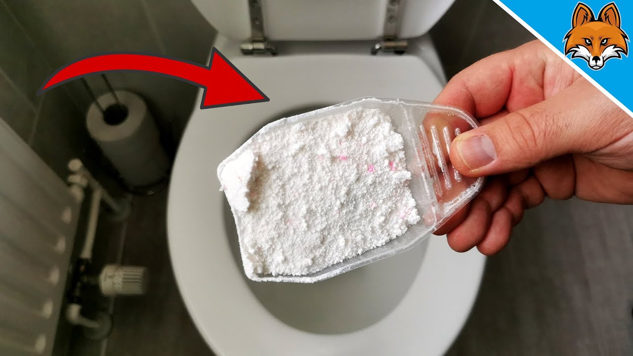 Kippe WASCHPULVER in deine Toilette und STAUNE über das ERGEBNIS 💥