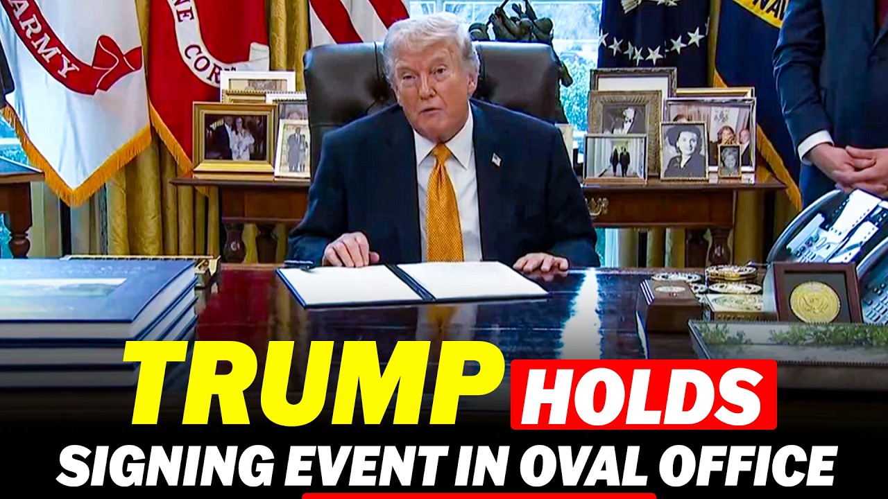 LIVE: President Donald Trump and VP Vance launch task force against fraud I USA I America