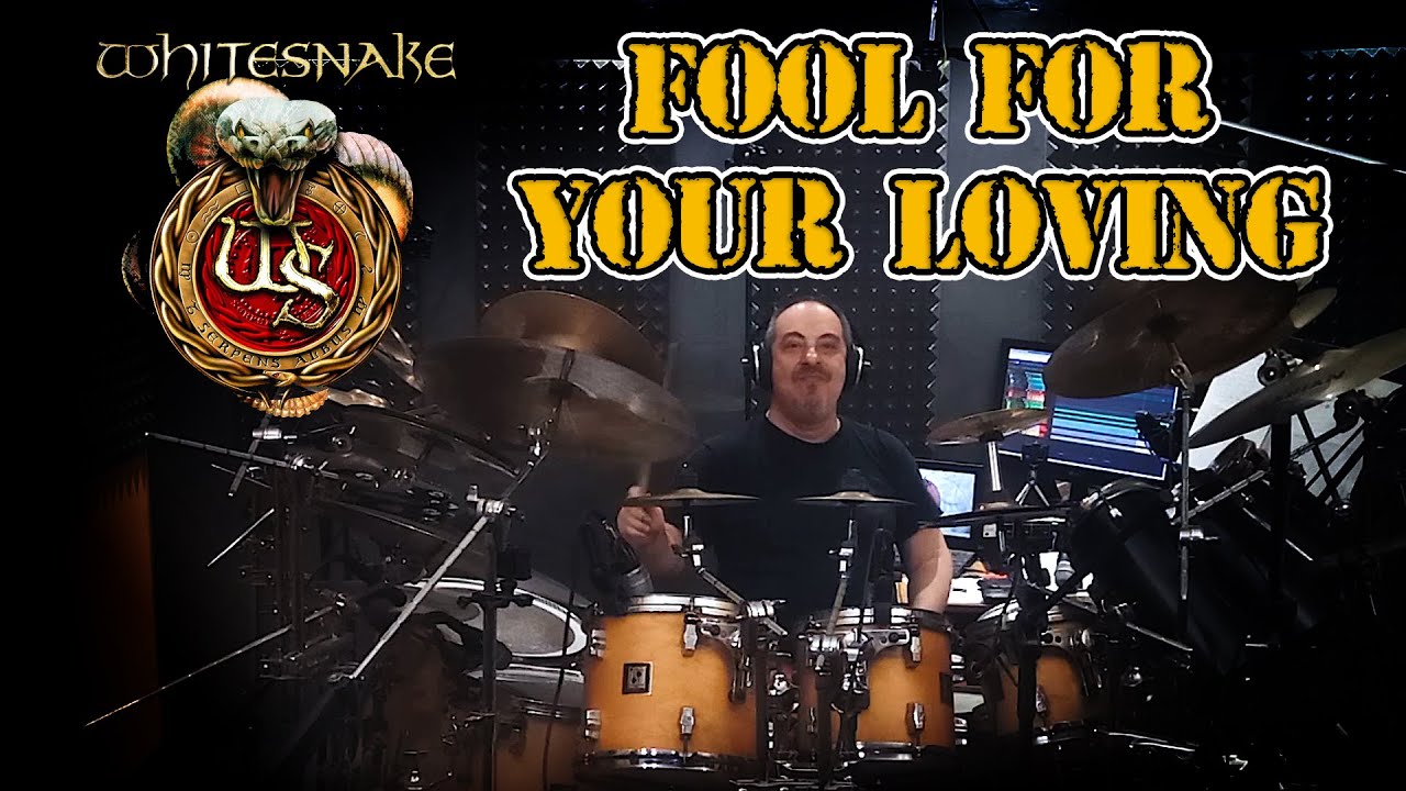 DRUM COVER! WHITESNAKE- Fool for your loving (drum cover by Stamatis.Kekes)