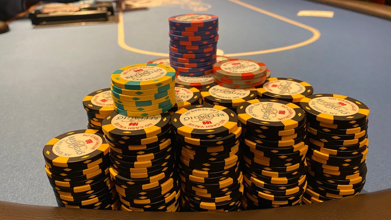 Building a HUGE Stack at Bellagio- Poker Vlog #9