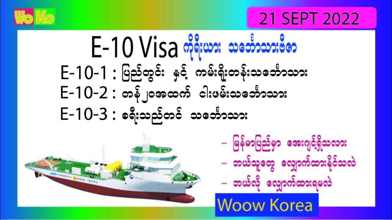 20220921 E10 Visa Myanmar
