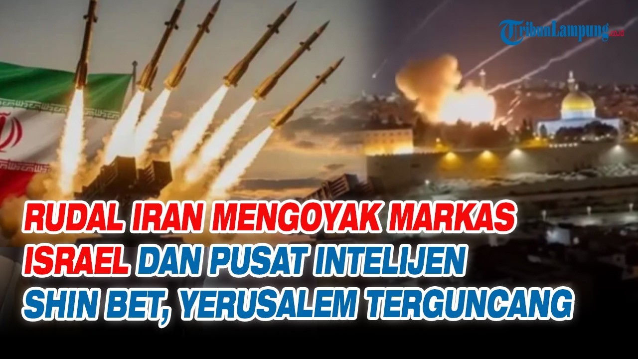 Rudal Iran Koyak Markas IDF dan Pusat Intelijen Shin Bet, Yerusalem Tak Henti Diguncang Ledakan