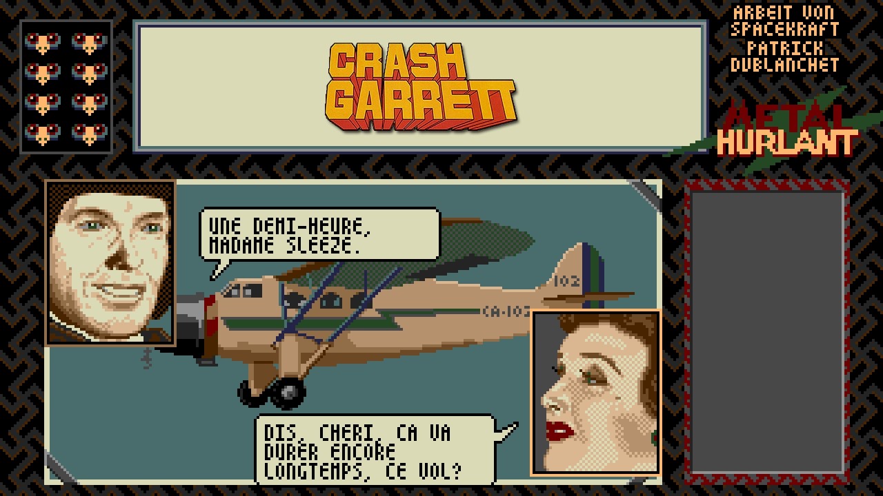 Crash Garrett Longplay - Atari ST (ERE Informatique)