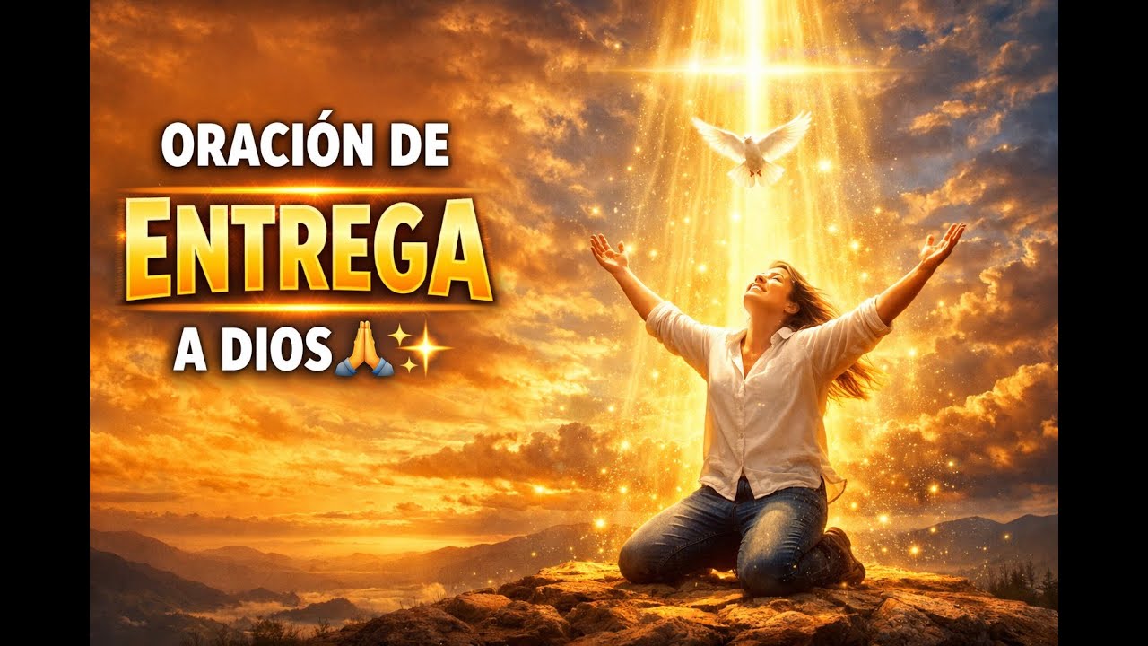Oración Para Rendirte Completamente A Dios Hoy 🙏💙✨