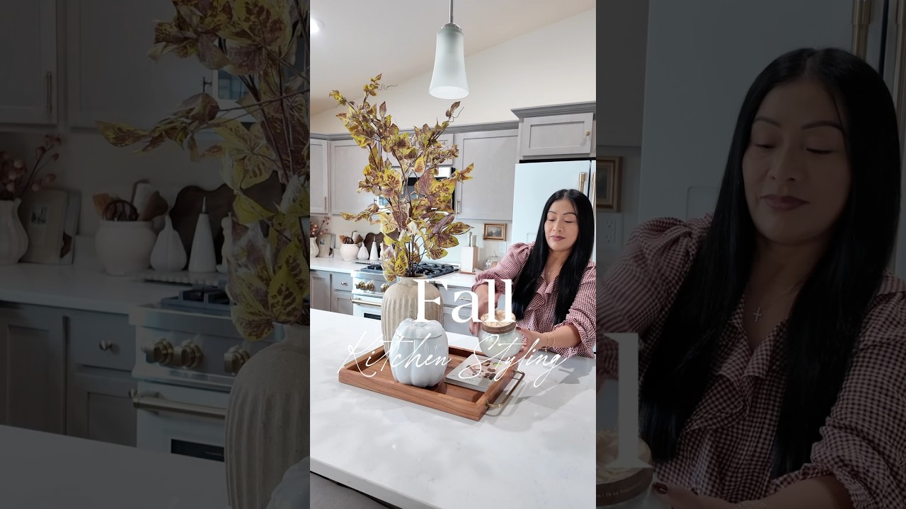 New fall decor #cozyhome  #fall2025 #kitchentips #cocina  #kitchenstyling #kitchentips #myhome