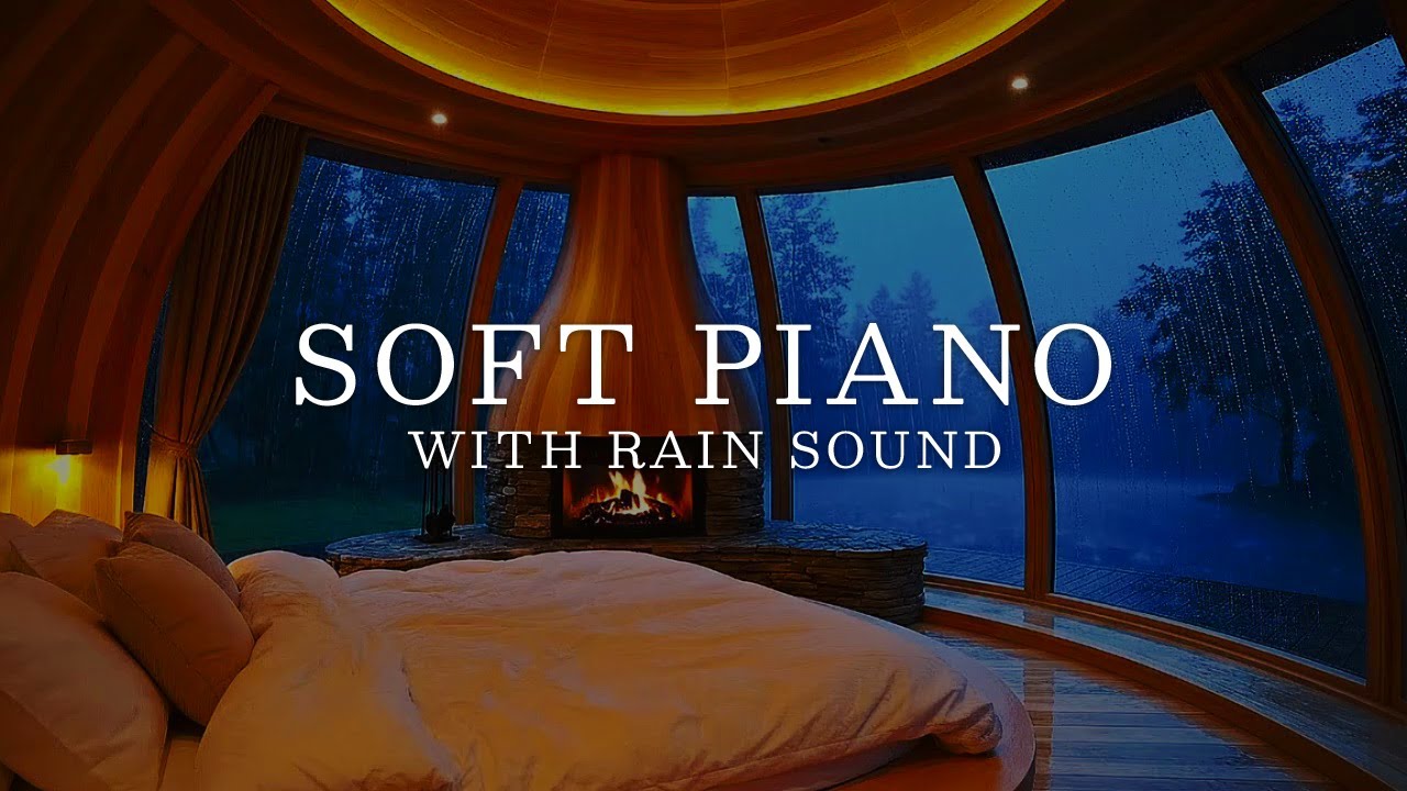 Deep Sleep Music 🌙 | Soft Piano & Gentle Rain for Relaxation, Calm Mind, Anxiety & Stress Relief